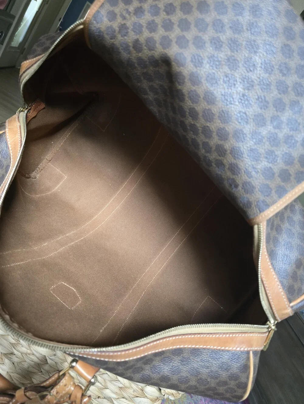 Authentic Celine Macadam Vintage Travel Bag